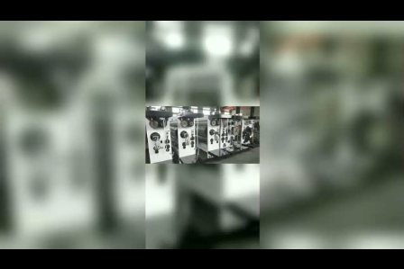 四色印刷開槽大聯(lián)動，圓壓圓模切視頻